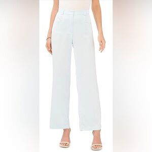 Vince Camuto Womens High Waist Textured Wide Leg Sea Breeze 14 NWT